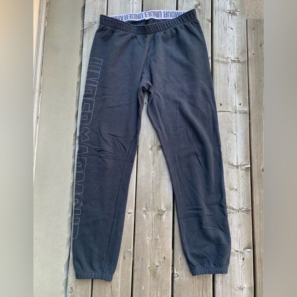 Under Armour Black Track Pants Size S/M